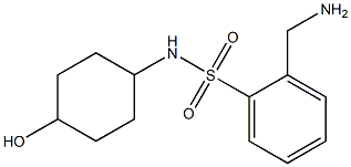 2-(aminomethyl)-N-(4-hydroxycyclohexyl)benzenesulfonamide