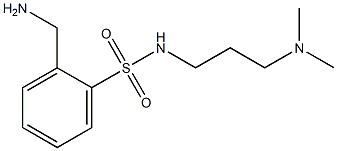 2-(aminomethyl)-N-[3-(dimethylamino)propyl]benzenesulfonamide Structure