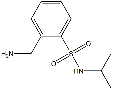 2-(aminomethyl)-N-isopropylbenzenesulfonamide 化学構造式