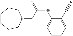 2-(azepan-1-yl)-N-(2-cyanophenyl)acetamide