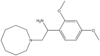 2-(azocan-1-yl)-1-(2,4-dimethoxyphenyl)ethan-1-amine|