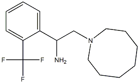 2-(azocan-1-yl)-1-[2-(trifluoromethyl)phenyl]ethan-1-amine Structure