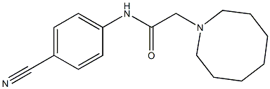 2-(azocan-1-yl)-N-(4-cyanophenyl)acetamide