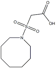 2-(azocane-1-sulfonyl)acetic acid 化学構造式