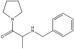 2-(benzylamino)-1-(pyrrolidin-1-yl)propan-1-one Struktur