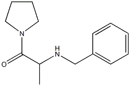 2-(benzylamino)-1-(pyrrolidin-1-yl)propan-1-one,,结构式