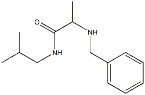 2-(benzylamino)-N-(2-methylpropyl)propanamide,,结构式