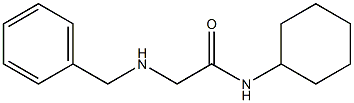 2-(benzylamino)-N-cyclohexylacetamide Struktur