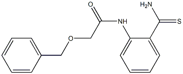 2-(benzyloxy)-N-(2-carbamothioylphenyl)acetamide Struktur