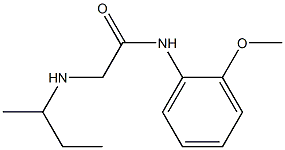  2-(butan-2-ylamino)-N-(2-methoxyphenyl)acetamide