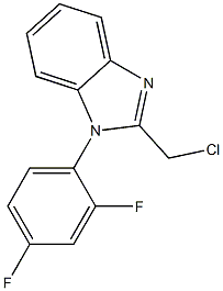  2-(chloromethyl)-1-(2,4-difluorophenyl)-1H-1,3-benzodiazole