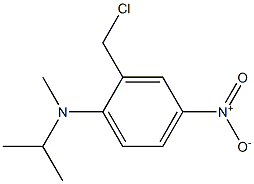 2-(chloromethyl)-N-methyl-4-nitro-N-(propan-2-yl)aniline Structure