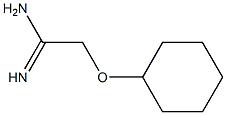2-(cyclohexyloxy)ethanimidamide Struktur