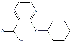 2-(cyclohexylsulfanyl)pyridine-3-carboxylic acid