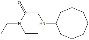 2-(cyclooctylamino)-N,N-diethylacetamide 化学構造式