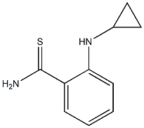 2-(cyclopropylamino)benzene-1-carbothioamide Structure