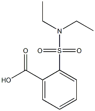 2-(diethylsulfamoyl)benzoic acid,,结构式