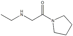 2-(ethylamino)-1-(pyrrolidin-1-yl)ethan-1-one Struktur