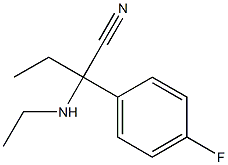 2-(ethylamino)-2-(4-fluorophenyl)butanenitrile