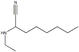 2-(ethylamino)octanenitrile Structure