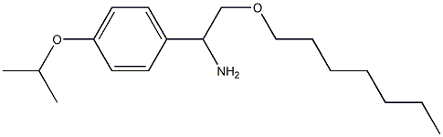 2-(heptyloxy)-1-[4-(propan-2-yloxy)phenyl]ethan-1-amine 结构式
