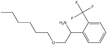 2-(hexyloxy)-1-[2-(trifluoromethyl)phenyl]ethan-1-amine Structure
