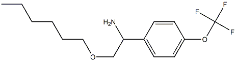 2-(hexyloxy)-1-[4-(trifluoromethoxy)phenyl]ethan-1-amine|