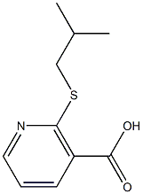 2-(isobutylthio)nicotinic acid Structure