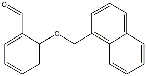 2-(naphthalen-1-ylmethoxy)benzaldehyde,,结构式