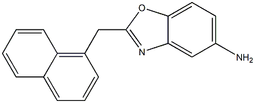 2-(naphthalen-1-ylmethyl)-1,3-benzoxazol-5-amine Struktur