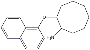 2-(naphthalen-1-yloxy)cyclooctan-1-amine Structure