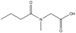 2-(N-methylbutanamido)acetic acid Structure