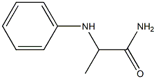 2-(phenylamino)propanamide,,结构式