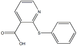2-(phenylsulfanyl)pyridine-3-carboxylic acid 结构式