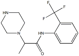2-(piperazin-1-yl)-N-[2-(trifluoromethyl)phenyl]propanamide