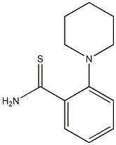 2-(piperidin-1-yl)benzene-1-carbothioamide 化学構造式