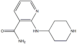 2-(piperidin-4-ylamino)nicotinamide 化学構造式