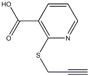 2-(prop-2-ynylthio)nicotinic acid 结构式