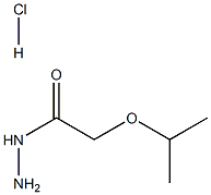 2-(propan-2-yloxy)acetohydrazide hydrochloride Structure