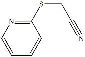 2-(pyridin-2-ylsulfanyl)acetonitrile,,结构式