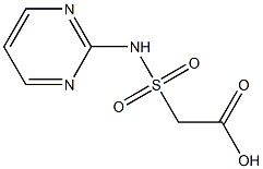 2-(pyrimidin-2-ylsulfamoyl)acetic acid|