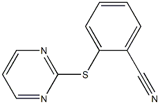 2-(pyrimidin-2-ylsulfanyl)benzonitrile Structure