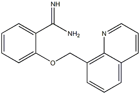 2-(quinolin-8-ylmethoxy)benzene-1-carboximidamide