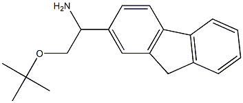 2-(tert-butoxy)-1-(9H-fluoren-2-yl)ethan-1-amine,,结构式