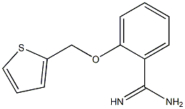 2-(thien-2-ylmethoxy)benzenecarboximidamide,,结构式