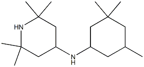 2,2,6,6-tetramethyl-N-(3,3,5-trimethylcyclohexyl)piperidin-4-amine 结构式