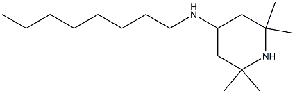 2,2,6,6-tetramethyl-N-octylpiperidin-4-amine Structure