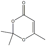 2,2,6-trimethyl-2,4-dihydro-1,3-dioxin-4-one Structure
