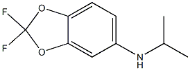 2,2-difluoro-N-(propan-2-yl)-2H-1,3-benzodioxol-5-amine Struktur