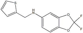  2,2-difluoro-N-(thiophen-2-ylmethyl)-2H-1,3-benzodioxol-5-amine